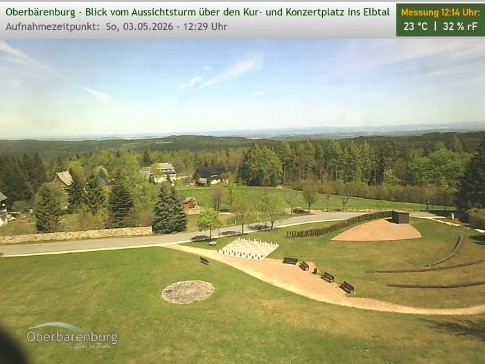 Archiv Foto Webcam Aussichtsturm Oberbärenburg