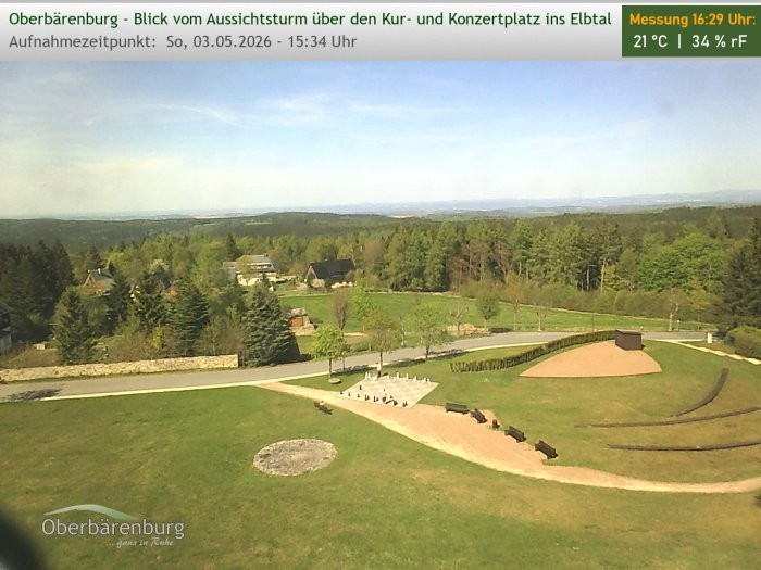 Archiv Foto Webcam Aussichtsturm Oberbärenburg