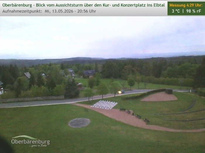 Archiv Foto Webcam Aussichtsturm Oberbärenburg