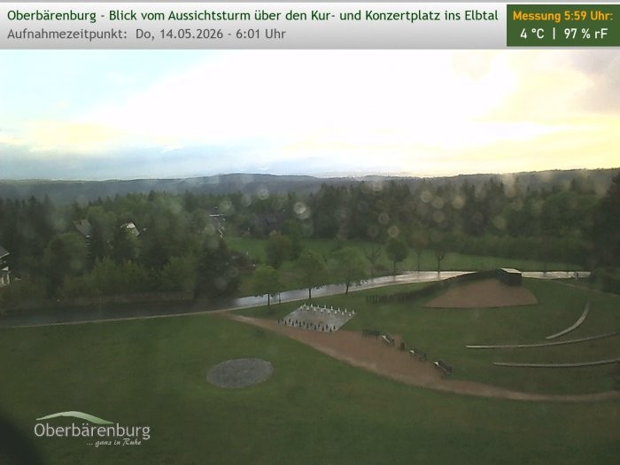 Archiv Foto Webcam Aussichtsturm Oberbärenburg