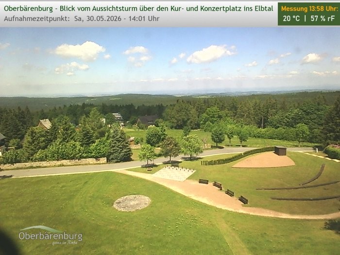 Archiv Foto Webcam Aussichtsturm Oberbärenburg