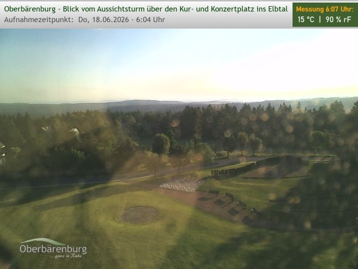 Archiv Foto Webcam Aussichtsturm Oberbärenburg