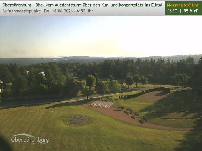 Archiv Foto Webcam Aussichtsturm Oberbärenburg