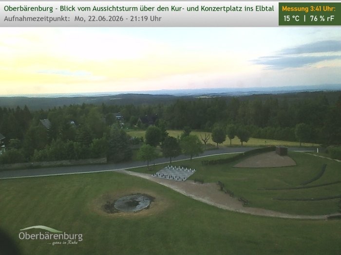 Archiv Foto Webcam Aussichtsturm Oberbärenburg