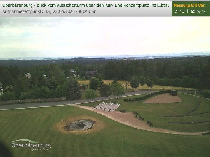 Archiv Foto Webcam Aussichtsturm Oberbärenburg