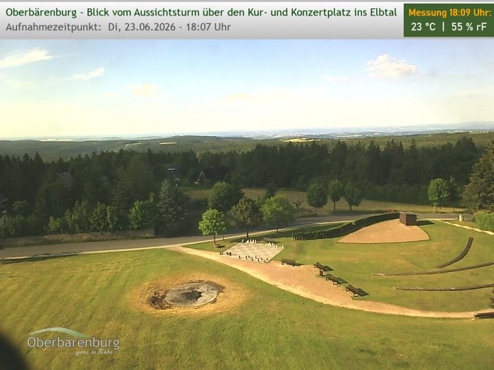 Archiv Foto Webcam Aussichtsturm Oberbärenburg