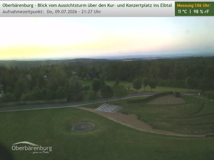 Archiv Foto Webcam Aussichtsturm Oberbärenburg