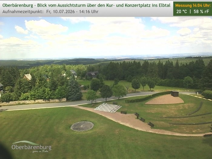 Archiv Foto Webcam Aussichtsturm Oberbärenburg