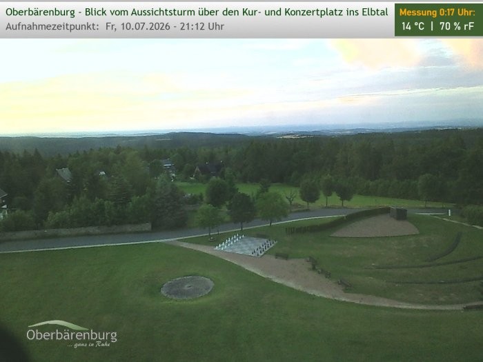Archived image Webcam Watch tower Oberbärenburg