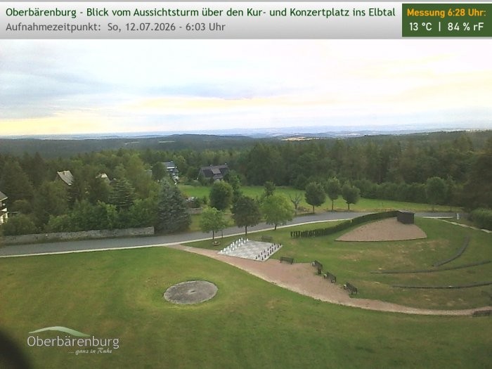 Archiv Foto Webcam Aussichtsturm Oberbärenburg