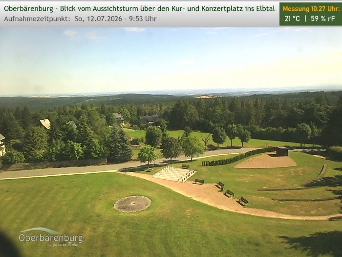 Archiv Foto Webcam Aussichtsturm Oberbärenburg