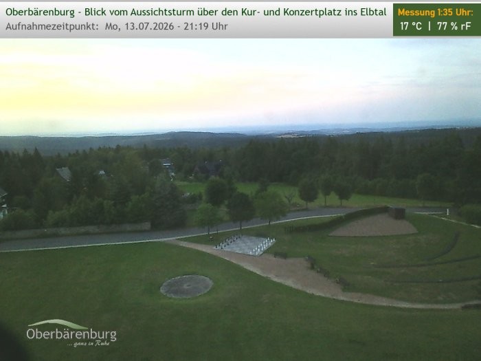 Archiv Foto Webcam Aussichtsturm Oberbärenburg