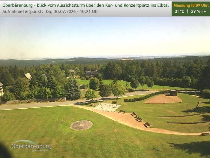 Archiv Foto Webcam Aussichtsturm Oberbärenburg