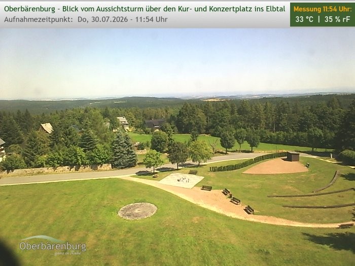 Archiv Foto Webcam Aussichtsturm Oberbärenburg