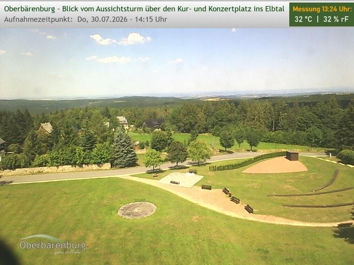 Archiv Foto Webcam Aussichtsturm Oberbärenburg