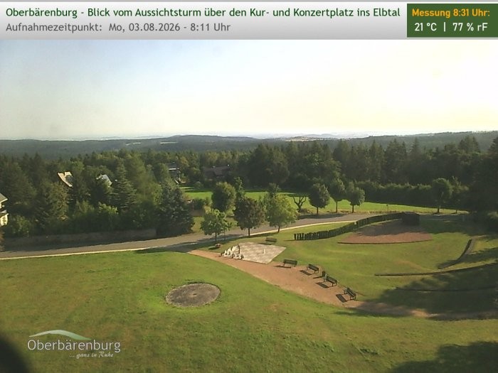 Archived image Webcam Watch tower Oberbärenburg