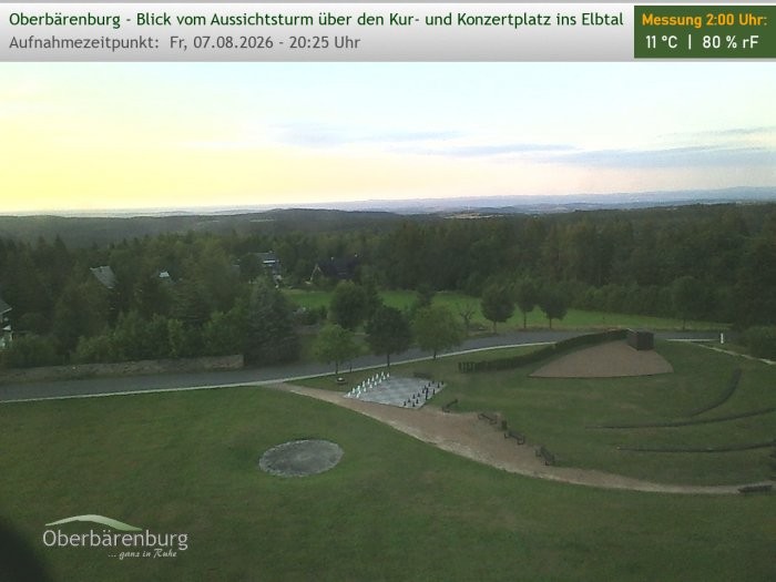Archiv Foto Webcam Aussichtsturm Oberbärenburg