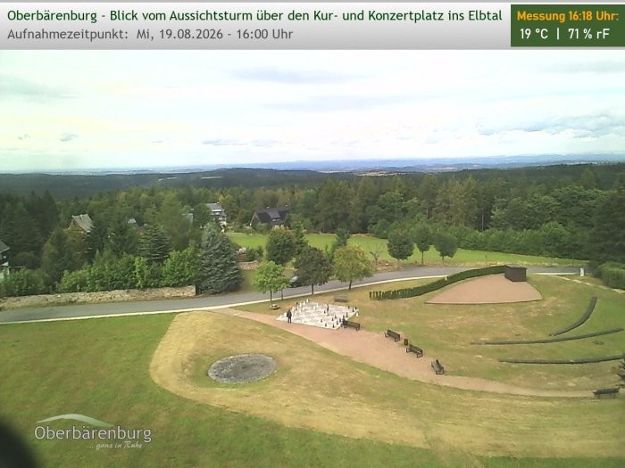 Archiv Foto Webcam Aussichtsturm Oberbärenburg