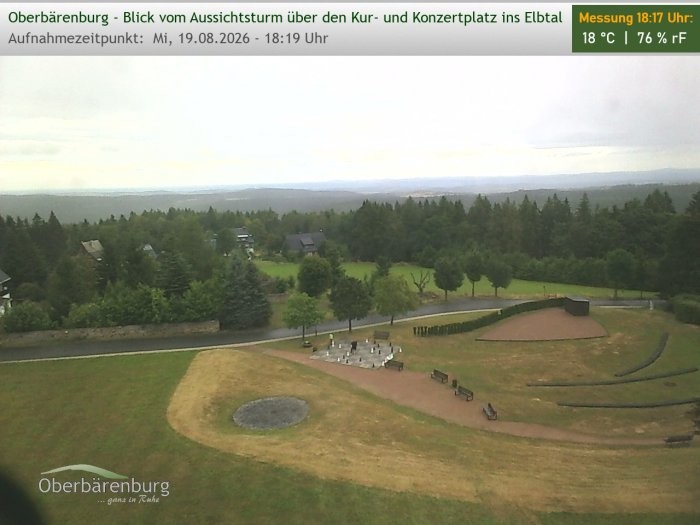 Archiv Foto Webcam Aussichtsturm Oberbärenburg