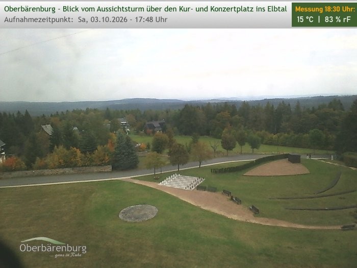Archiv Foto Webcam Aussichtsturm Oberbärenburg