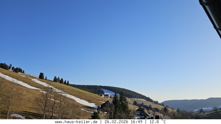 Archived image Webcam Todtnauberg: guest house Keller