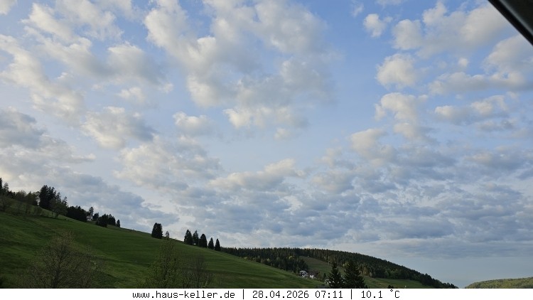 Archived image Webcam Todtnauberg: guest house Keller