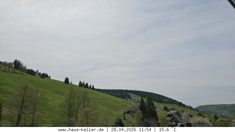 Archived image Webcam Todtnauberg: guest house Keller