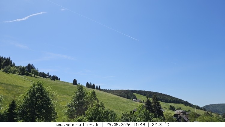 Archived image Webcam Todtnauberg: guest house Keller