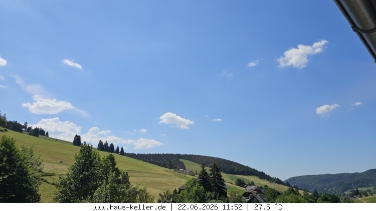 Archived image Webcam Todtnauberg: guest house Keller