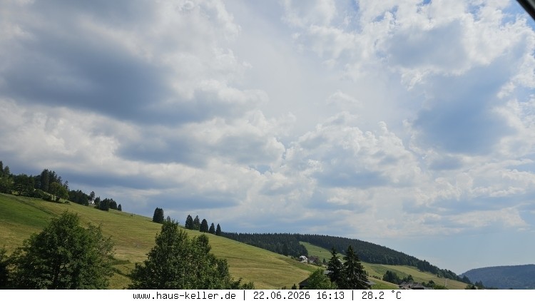 Archived image Webcam Todtnauberg: guest house Keller