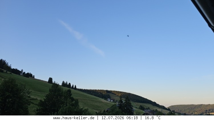 Archived image Webcam Todtnauberg: guest house Keller