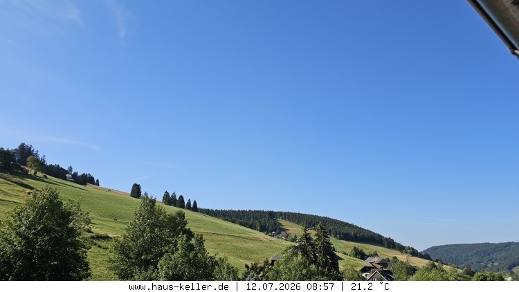 Archived image Webcam Todtnauberg: guest house Keller