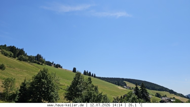 Archived image Webcam Todtnauberg: guest house Keller