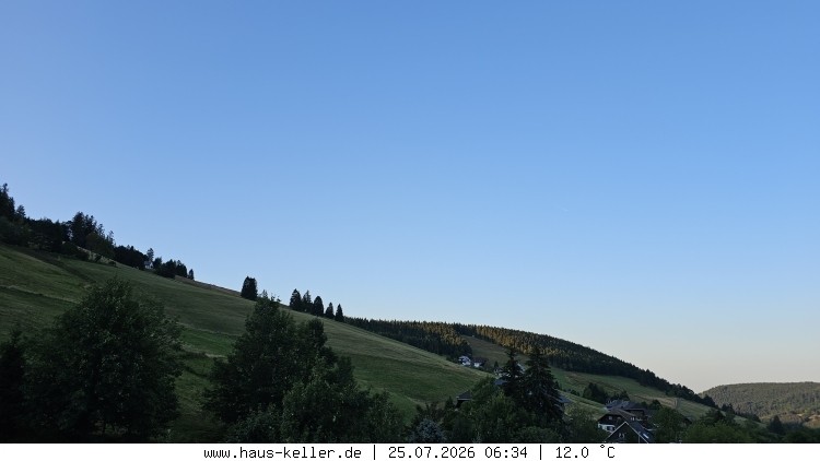 Archived image Webcam Todtnauberg: guest house Keller