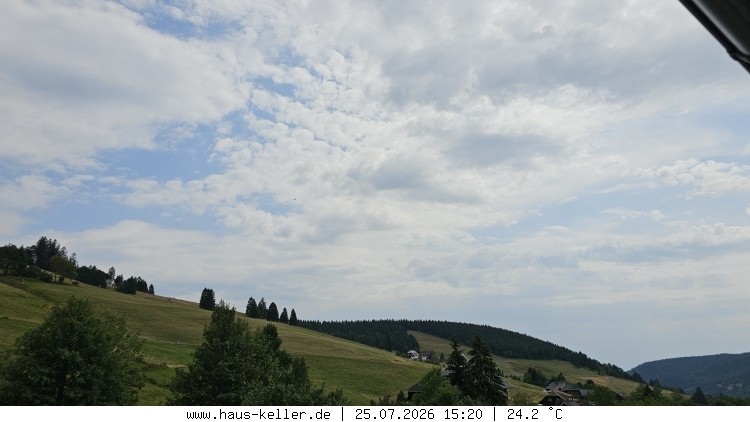 Archived image Webcam Todtnauberg: guest house Keller