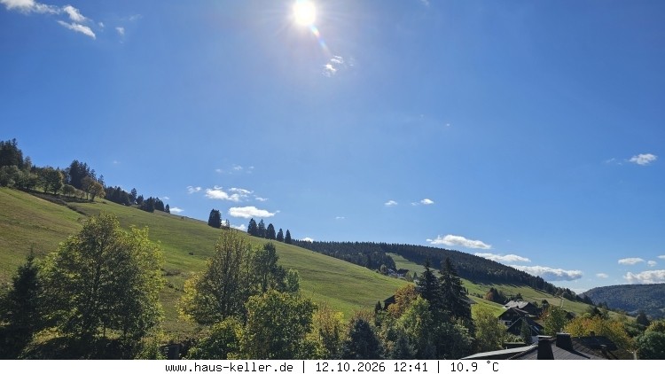 Archived image Webcam Todtnauberg: guest house Keller