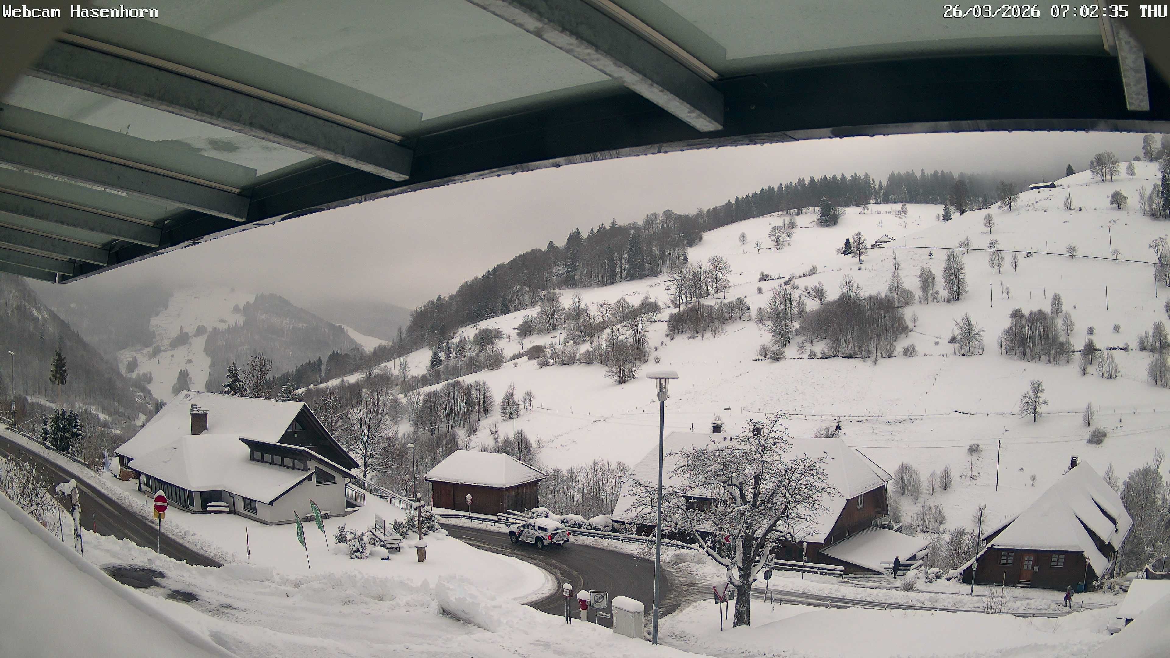 Archived image Webcam Hasenhorn mountain (Black Forest)