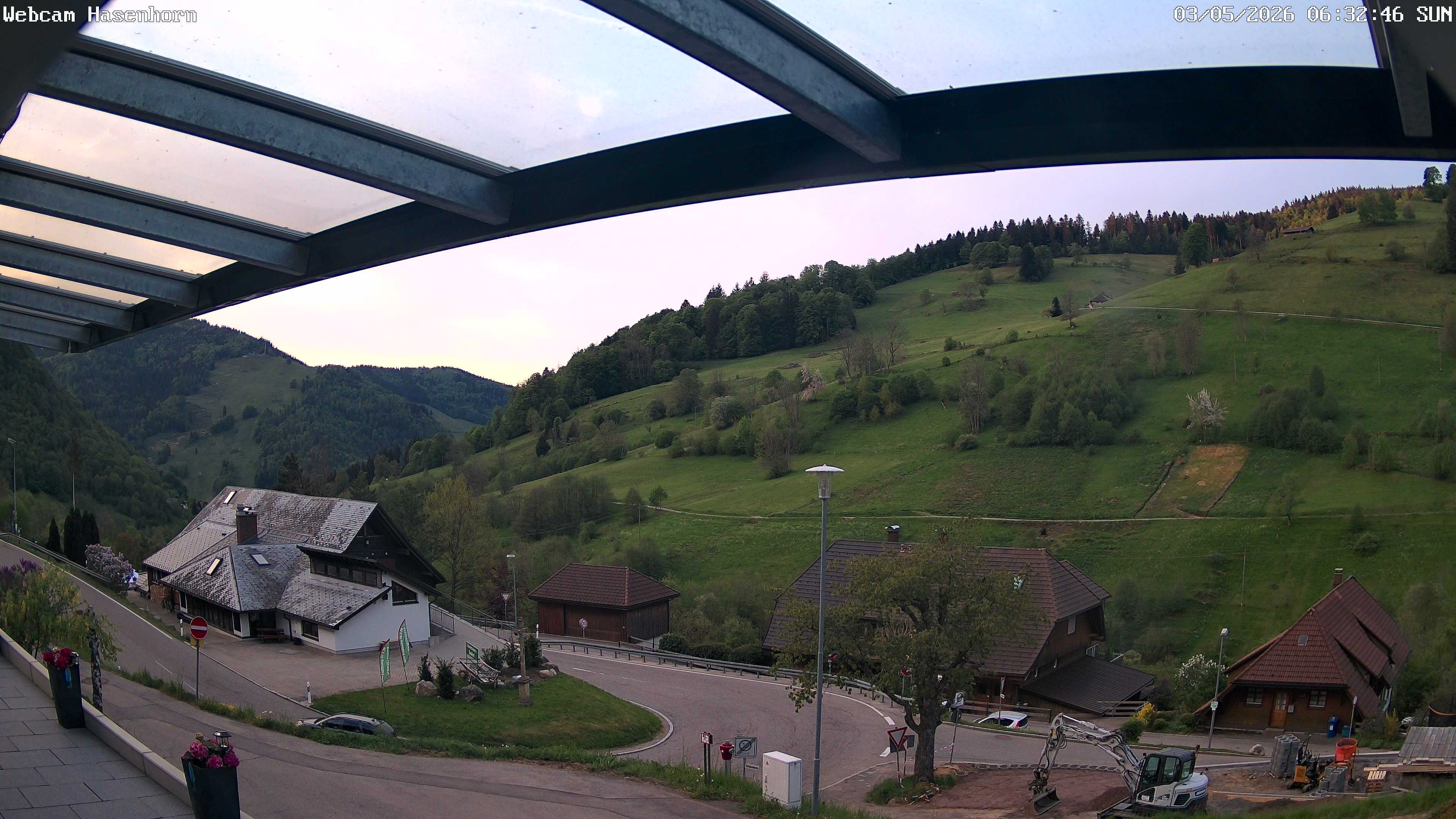 Archived image Webcam Hasenhorn mountain (Black Forest)