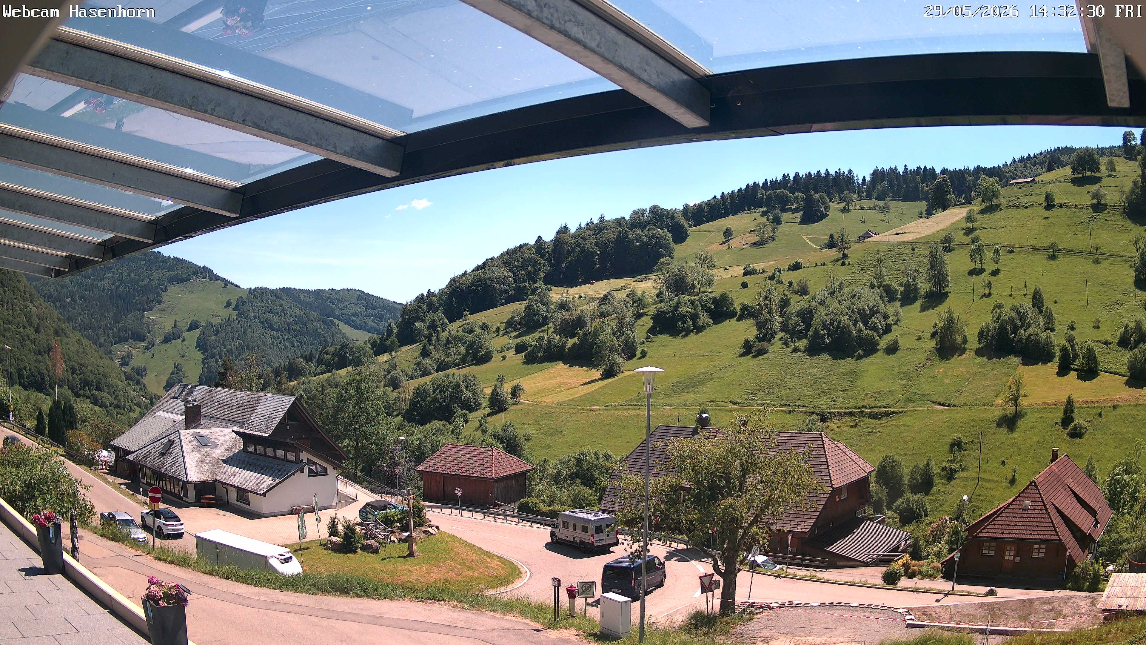 Archived image Webcam Hasenhorn mountain (Black Forest)