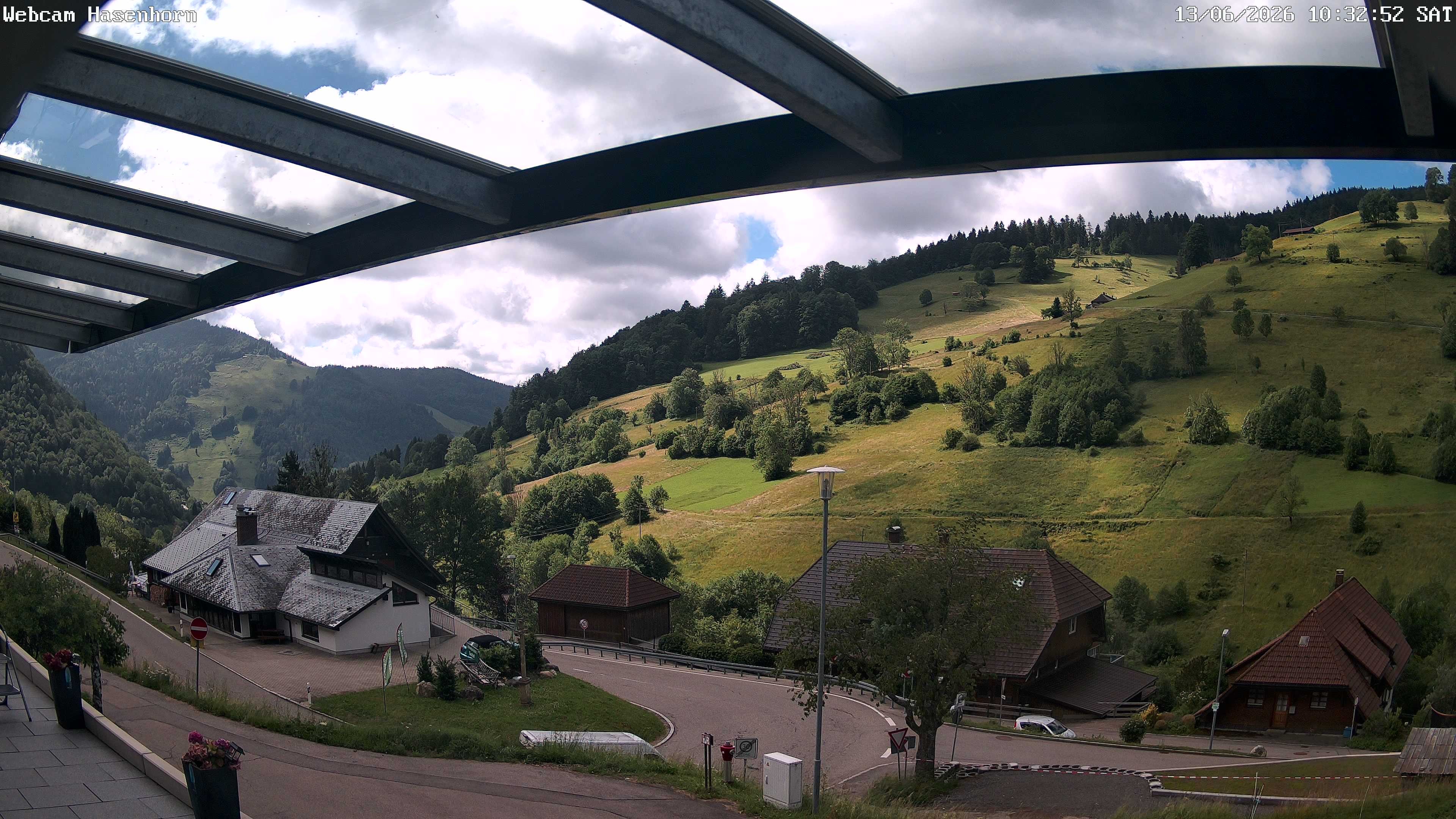 Archived image Webcam Hasenhorn mountain (Black Forest)