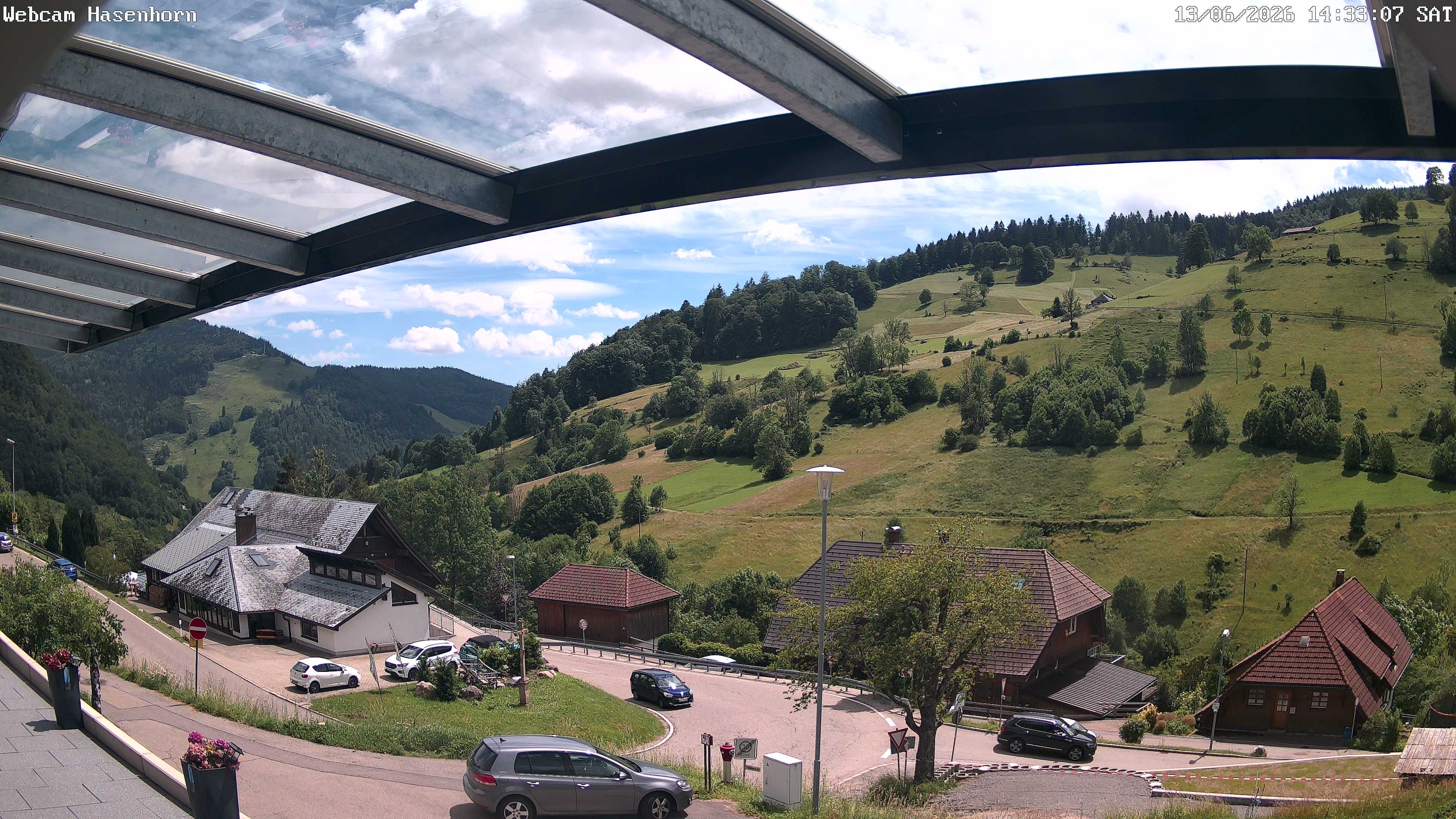 Archived image Webcam Hasenhorn mountain (Black Forest)