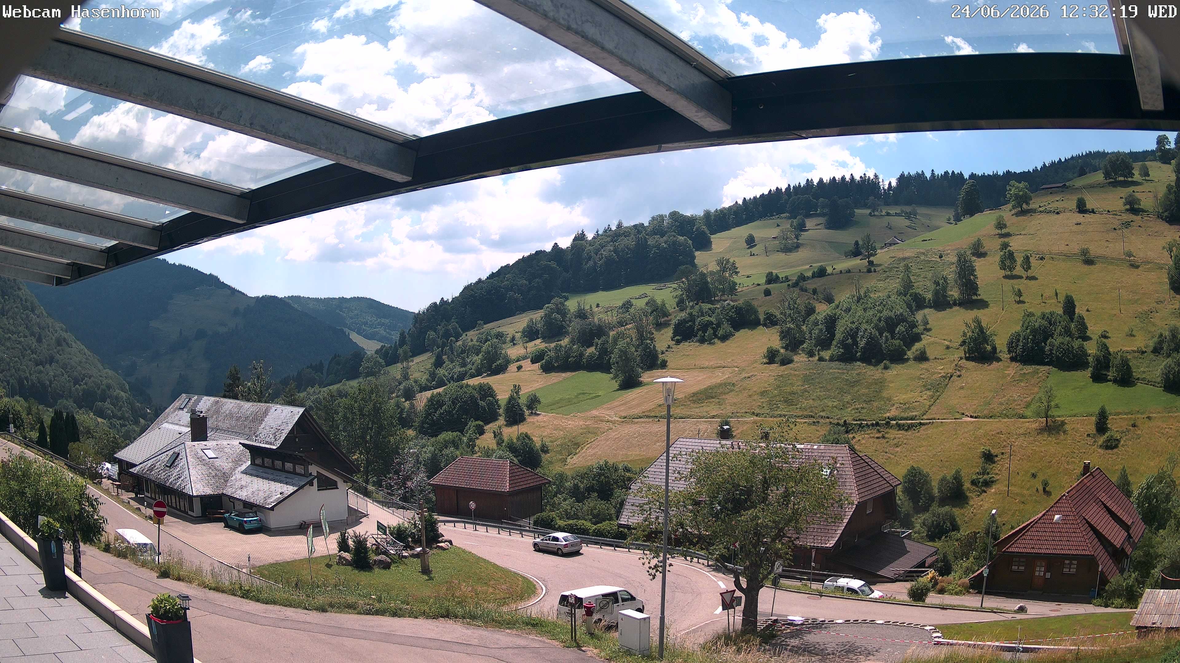 Archived image Webcam Hasenhorn mountain (Black Forest)