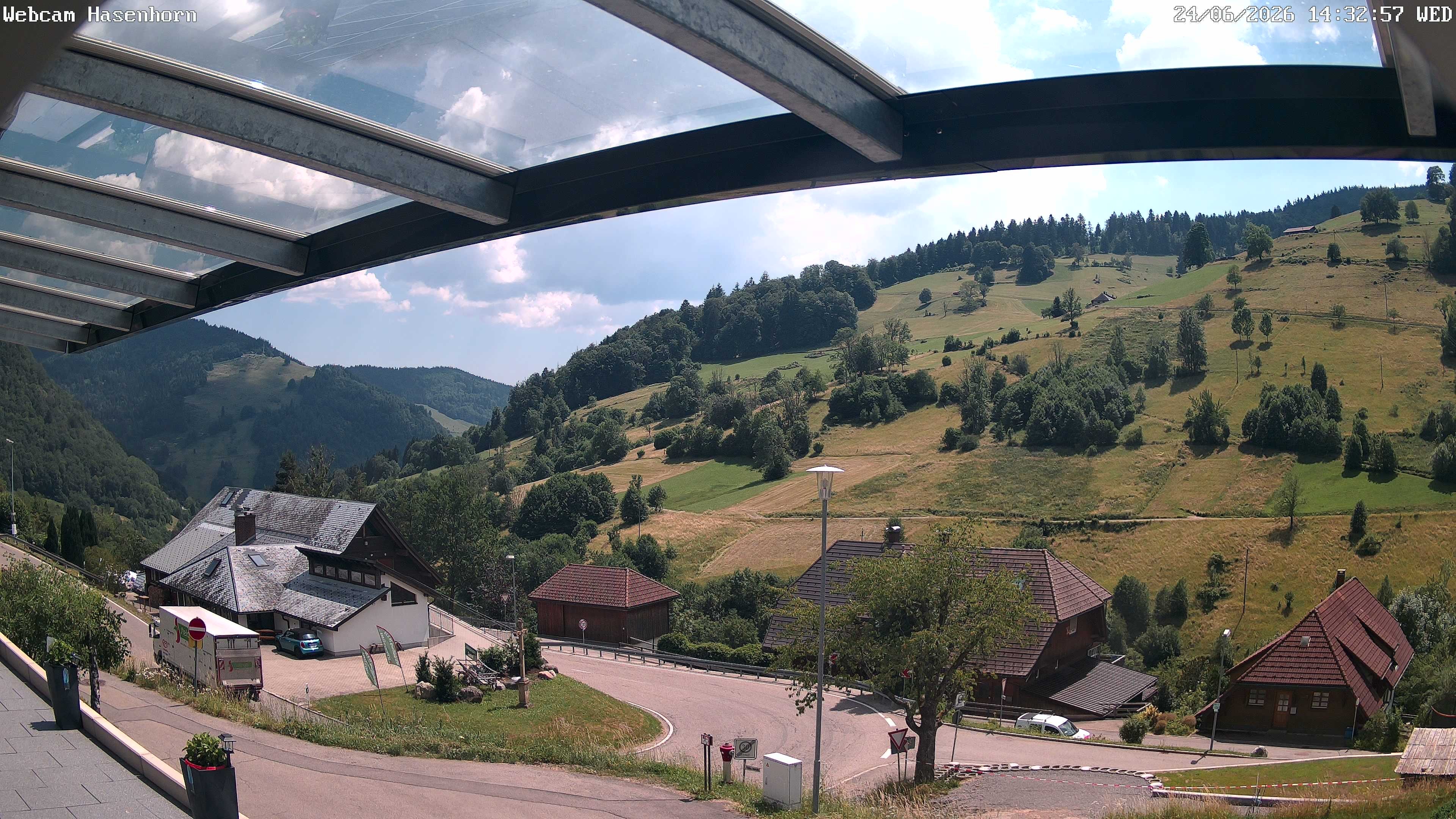 Archived image Webcam Hasenhorn mountain (Black Forest)