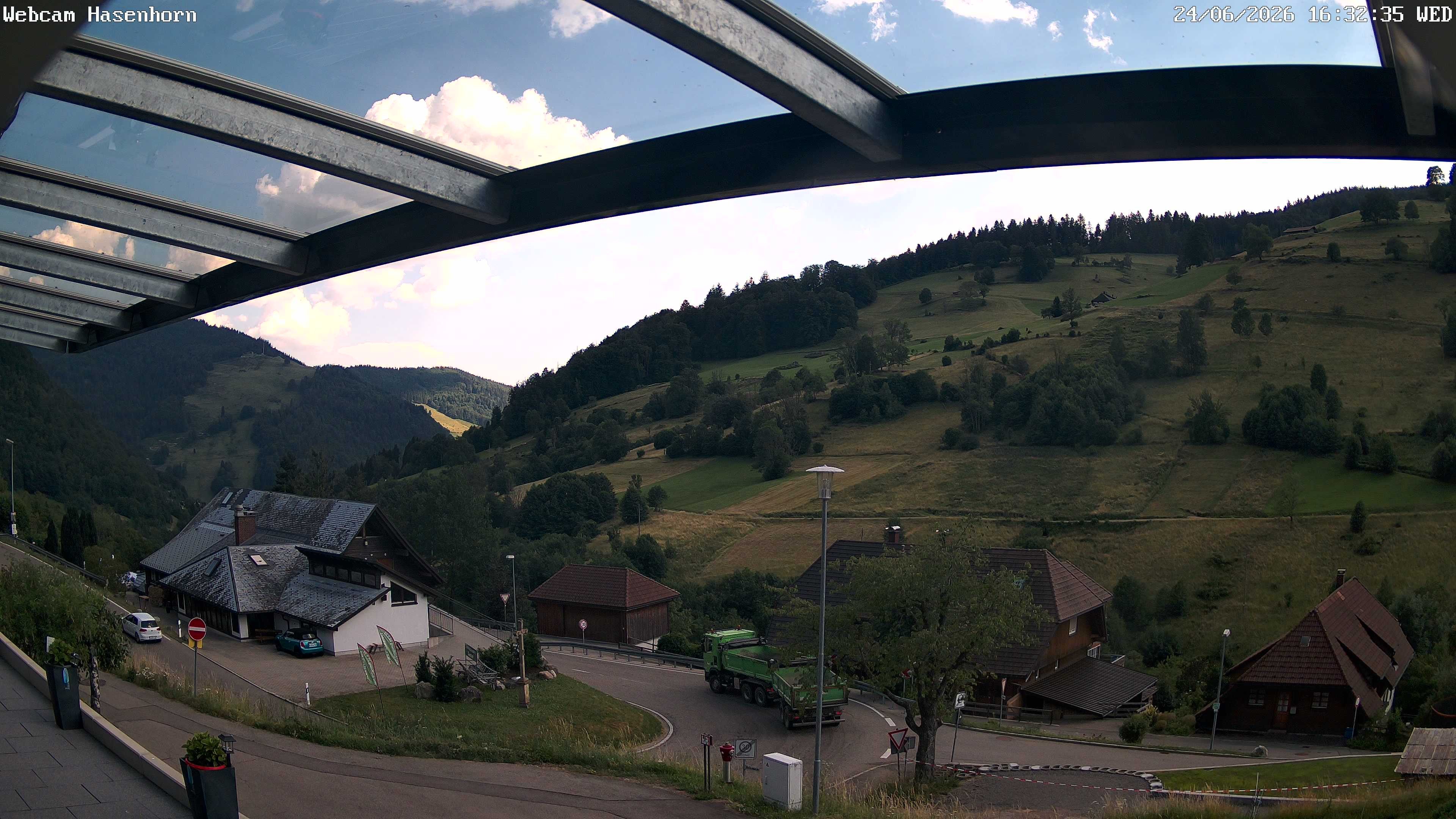 Archived image Webcam Hasenhorn mountain (Black Forest)