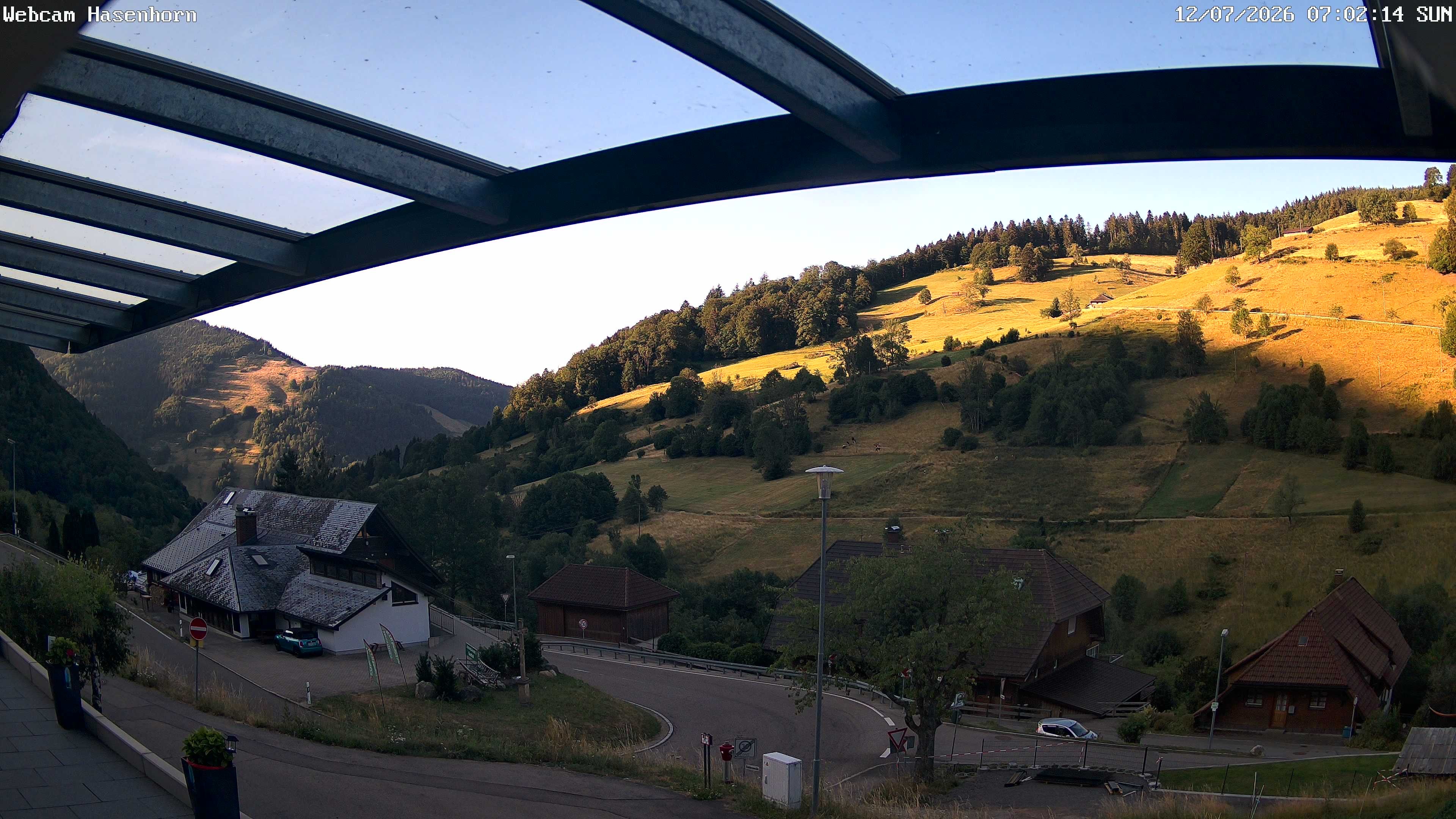 Archived image Webcam Hasenhorn mountain (Black Forest)