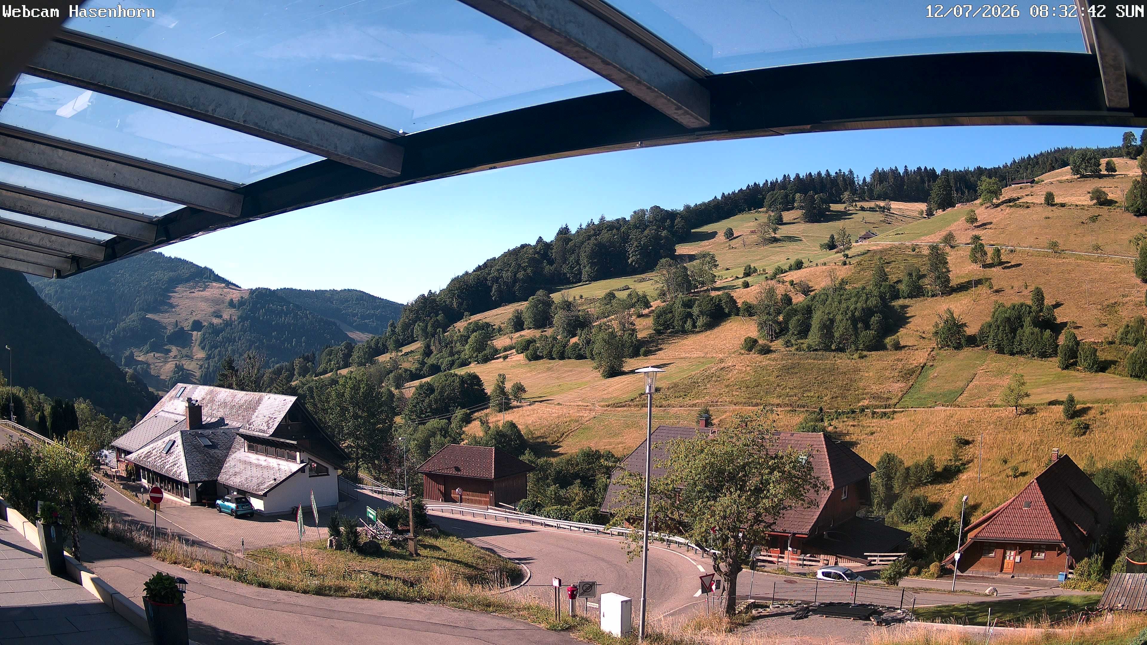 Archived image Webcam Hasenhorn mountain (Black Forest)