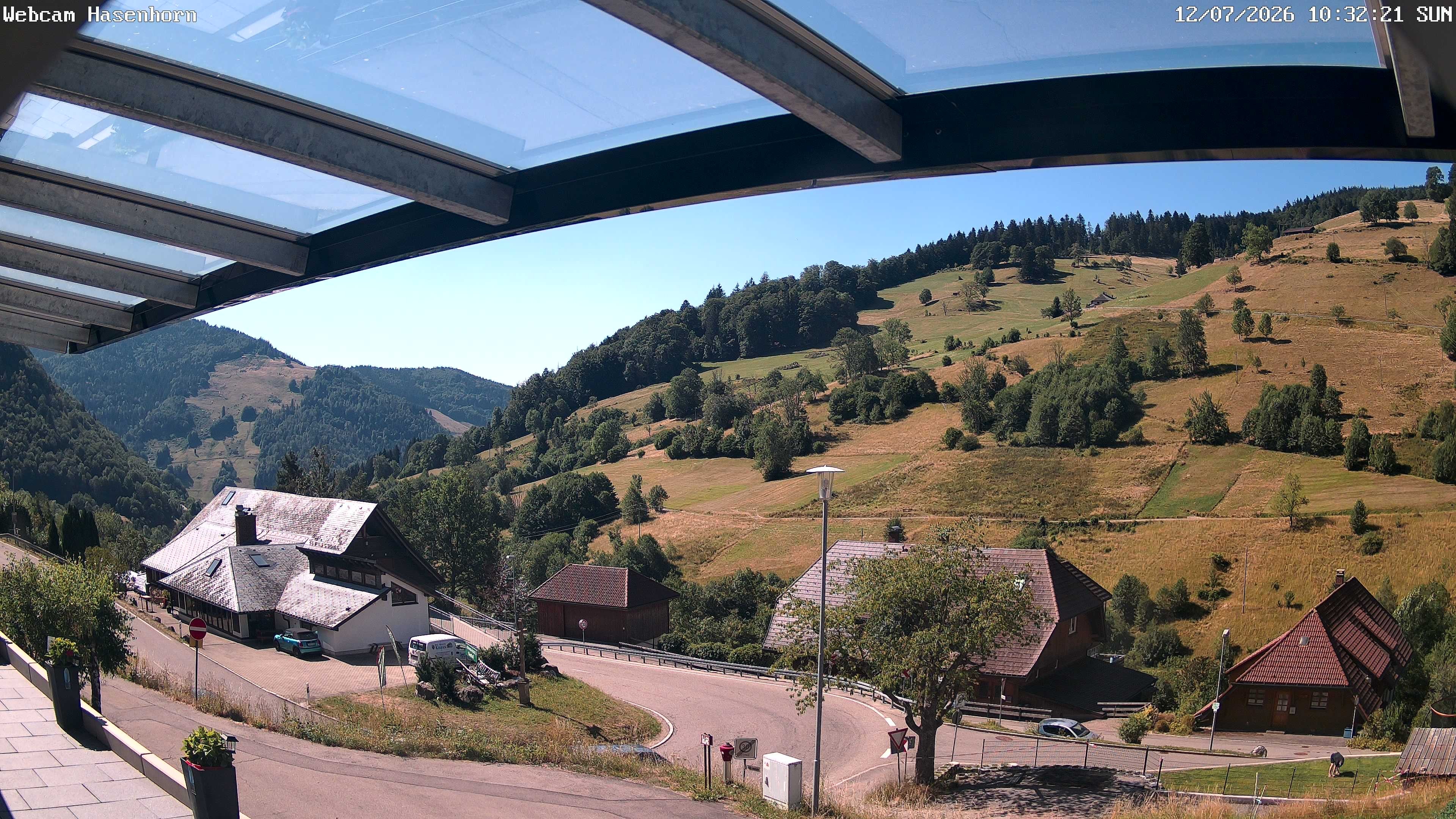 Archived image Webcam Hasenhorn mountain (Black Forest)