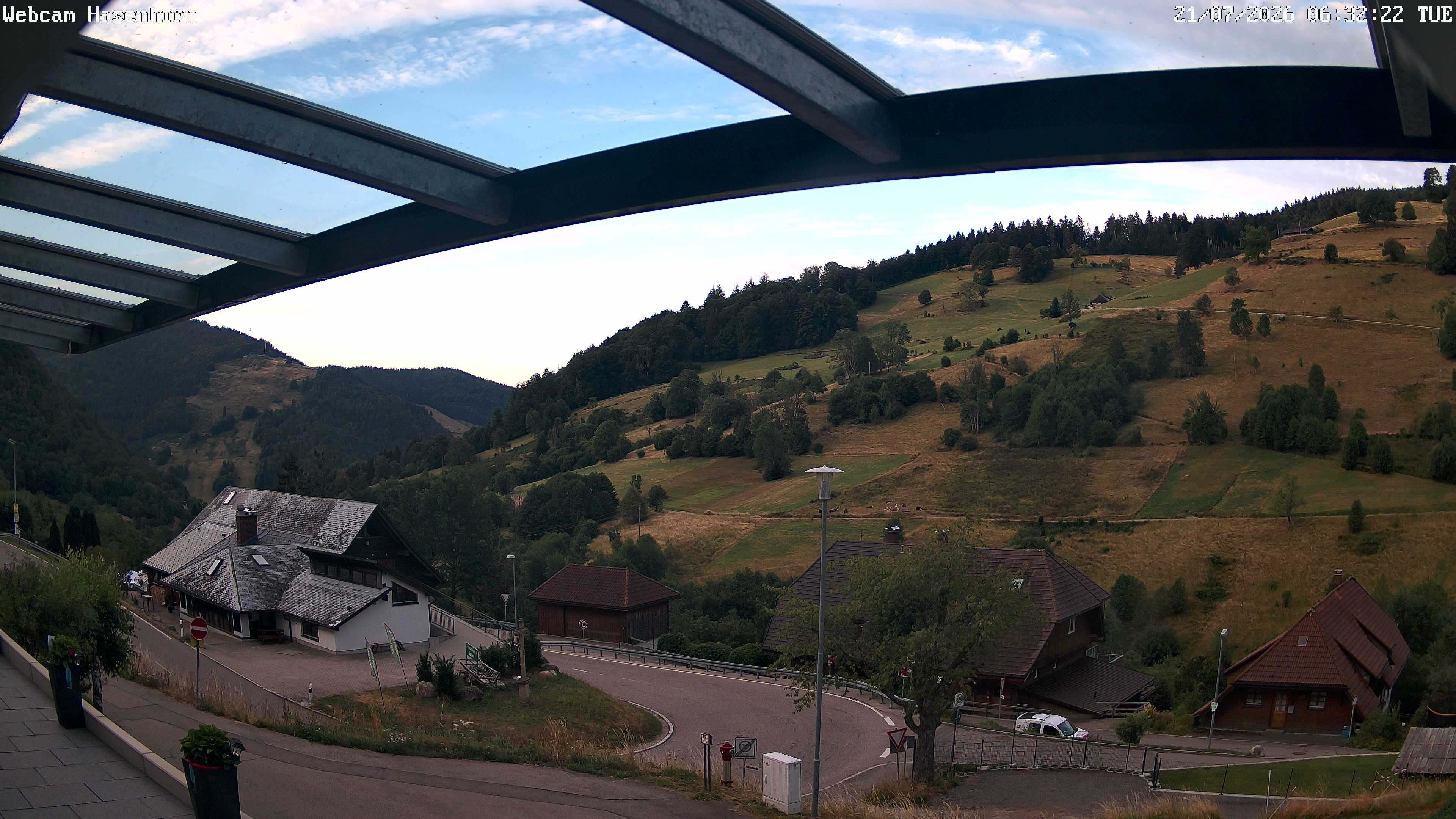 Archived image Webcam Hasenhorn mountain (Black Forest)
