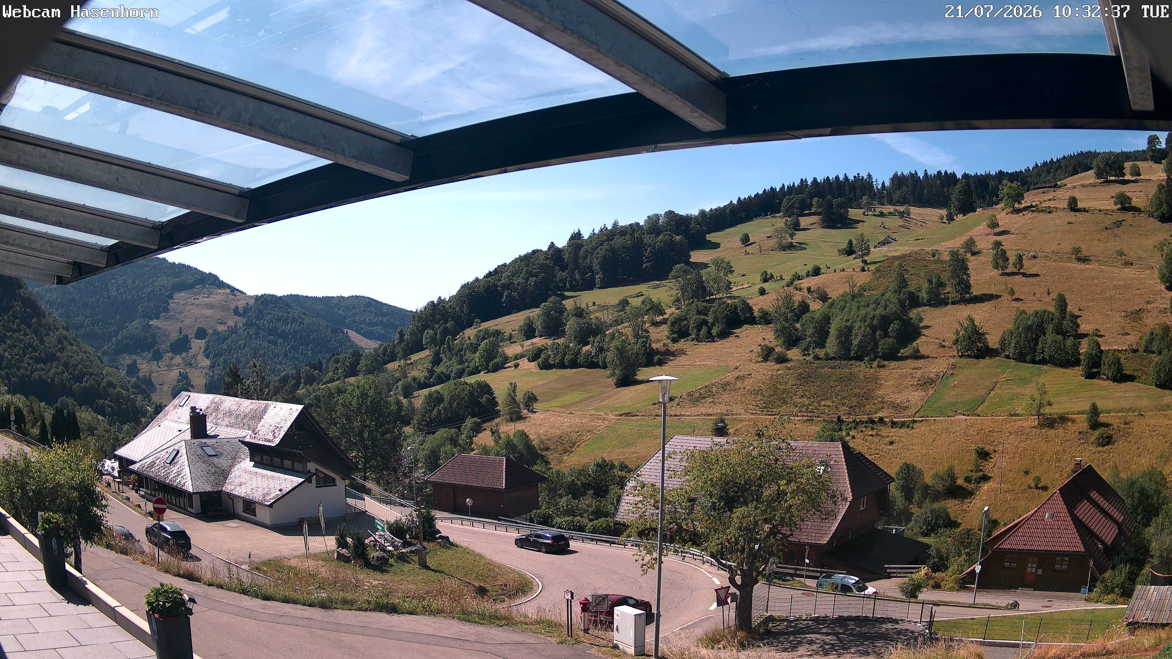 Archived image Webcam Hasenhorn mountain (Black Forest)