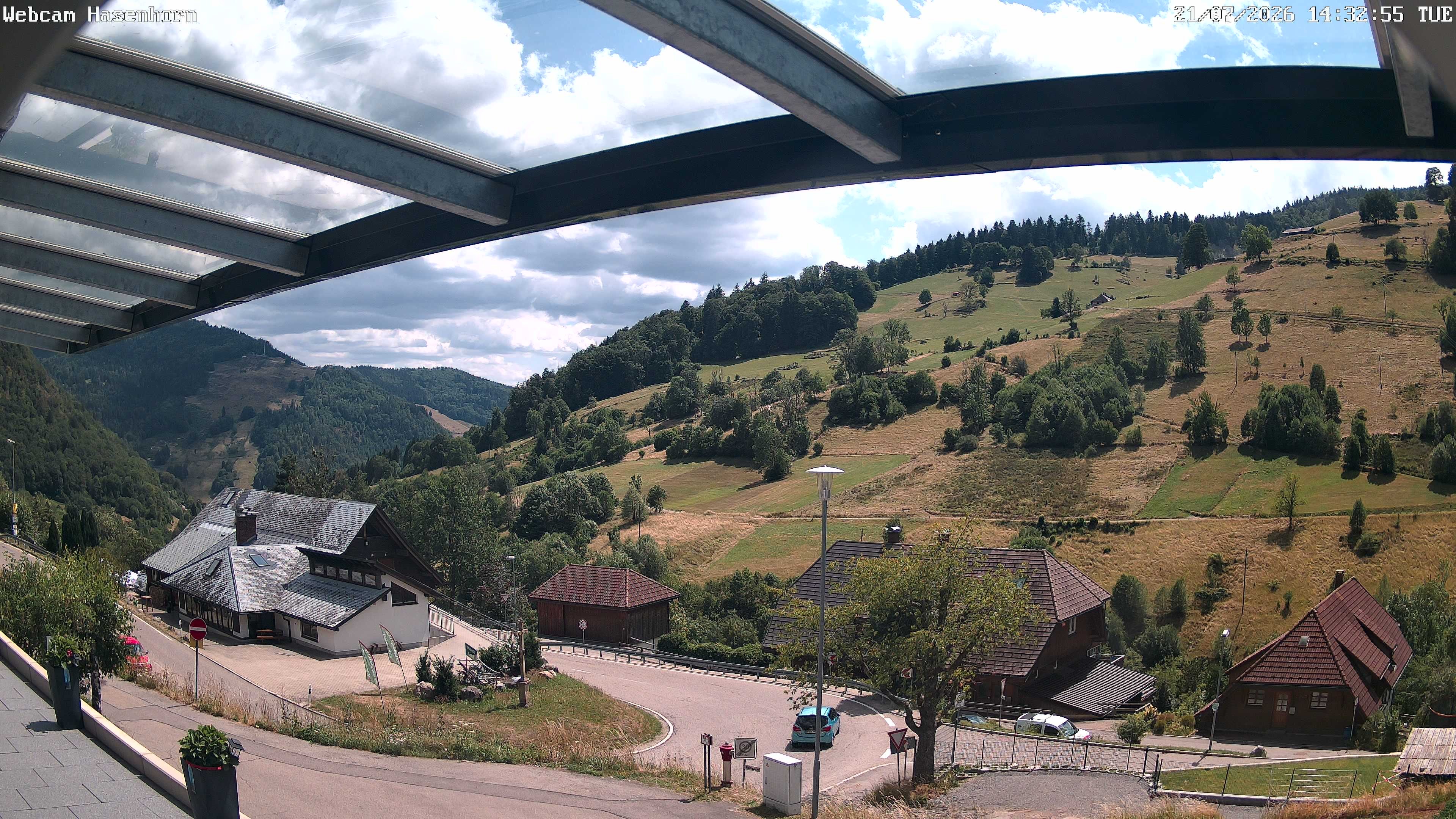 Archived image Webcam Hasenhorn mountain (Black Forest)